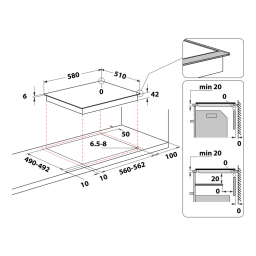 Whirlpool AKT 8130/LX Hob Manuel utilisateur | Fixfr