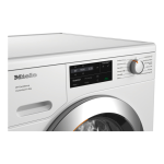 Miele WEG365 WCS PWash&amp;9kg Lave-linge &agrave; chargement frontal W1 Manuel utilisateur