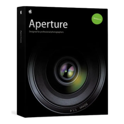 Apple Aperture 1.5 Manuel utilisateur | Fixfr