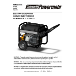 Powermate PM0434600 Manuel utilisateur