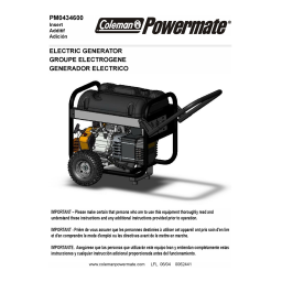 Powermate PM0434600 Manuel utilisateur | Fixfr