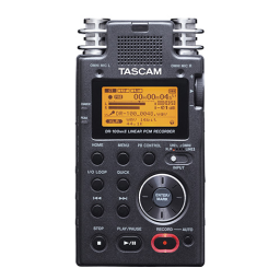 Tascam DR 100 MKII Mode d'emploi | Fixfr