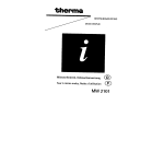 Therma MW2101W Manuel utilisateur