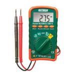 Extech Instruments DM110 Mini Pocket MultiMeter Manuel utilisateur