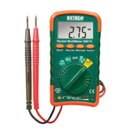 Extech Instruments DM110 Mini Pocket MultiMeter Manuel utilisateur | Fixfr