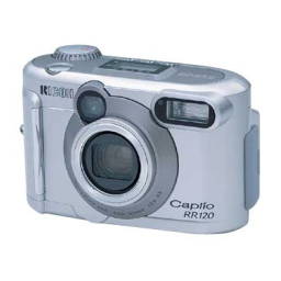 Ricoh Caplio RR120 Manuel utilisateur | Fixfr