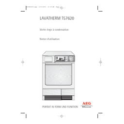 AEG LAVATHERM T57620 Notice | AI Chat & PDF | Fixfr