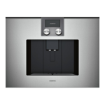 Gaggenau CMP250111 Manuel utilisateur