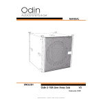 DAP Audio D3901 Odin S-18A Manuel utilisateur