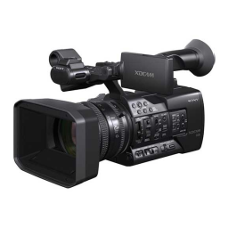 Sony PXW-X160/C PROFI Manuel utilisateur | Fixfr