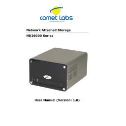 Comet Labs ND52000 Manuel utilisateur | Fixfr