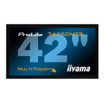 iiyama PROLITE T4260MTS Manuel utilisateur