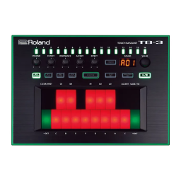 Roland TB-3 Touch Bassline Manuel du propriétaire | Fixfr