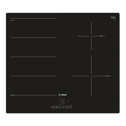 Bosch PXE611BB1E Plaque électrique, vitrocéramique ou induction Manuel du propriétaire | Fixfr