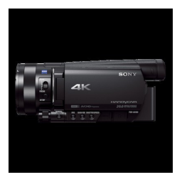 FDR-AX100, HDR-CX900 | Chat IA & PDF Télécharger | Fixfr