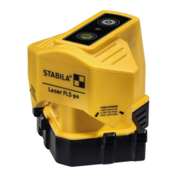 Stabila FLS 90 Point et ligne laser Manuel utilisateur | Fixfr