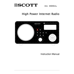 SCOTT RXI 300 WL Manuel utilisateur | Fixfr