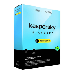 Kaspersky Security for Mobile 10.0 Manuel utilisateur | Fixfr