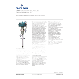 Yarway Std/Heavy Duty AT Temp Desuperheater IOM Manuel du propriétaire | Fixfr