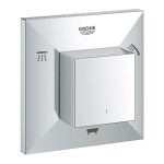 GROHE 19799000 Allure Brilliant 5-Way Diverter Trim in Starlight Polished Chrome Installation manuel