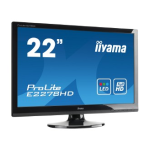 iiyama E2278HD-GB1 Manuel utilisateur