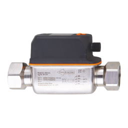 IFM SV7200 Vortex flowmeter Mode d'emploi | Fixfr