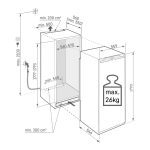 Liebherr SIFNAe 5188 Peak Cong&eacute;lateur int&eacute;grable NoFrost et AutoDoor Mode d'emploi