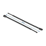 DeLOCK 19566 Beaded Cable Tie reusable L 100 x W 2.4 mm black 100 pieces Fiche technique