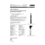 JUMO 404753 Pressure Transmitter or Level Probe Fiche technique