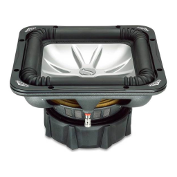 Kicker 2006 caisson de graves Solo-Baric L5 Manuel utilisateur | Fixfr
