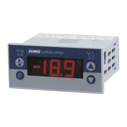 JUMO 701066 eTRON M100 Electronic 2-Channel Microstat Fiche technique | Fixfr