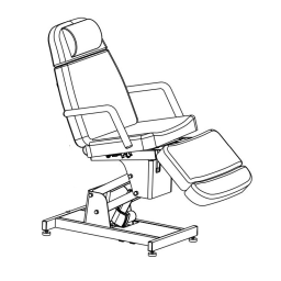 Gima 28008 AMIRA CHAIR - electric 2 engines - white Manuel du propriétaire | Fixfr