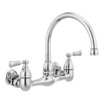 Peerless P2765LF Two-handle wall-mount kitchen faucet Manuel utilisateur