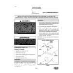 Lennox LP Changeover Kit -- 45L85 -- LF24-100/125/150 Guide d'installation