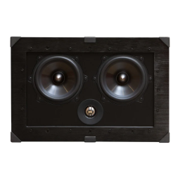 PSB Speakers W-LCR2 3 way In-Wall Speaker Manuel utilisateur | Fixfr