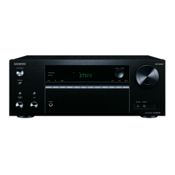 ONKYO PR-RZ 5100 Manuel du propriétaire | Fixfr