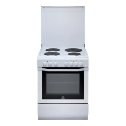 Indesit I6E6C1AE(W)/FR Cooker Manuel utilisateur | Fixfr