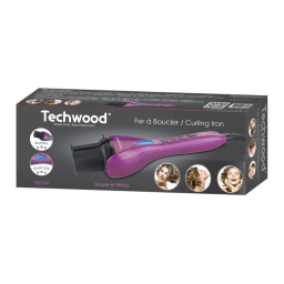 Techwood TBR-254 Fer à Boucler Manuel utilisateur | Fixfr