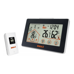 Dmax 3320012 Radio controlled Hygrometer Manuel utilisateur | Fixfr