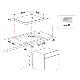 Bauknecht EKI 4472 IN Hob Manuel utilisateur | Fixfr