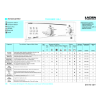 LADEN Evidence 8042 Washing machine Manuel utilisateur