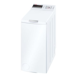 Bosch WOT24444 Washing machine Manuel utilisateur | Fixfr