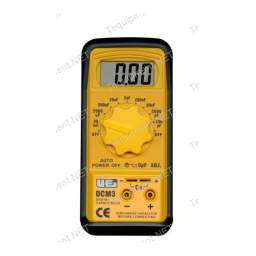 UEi Test Instruments DCM3 Manuel utilisateur | Fixfr
