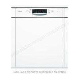 Bosch SMI46IW03E Lave-vaisselle Manuel utilisateur | Fixfr