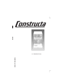 CONSTRUCTA CG348J5 Manuel utilisateur