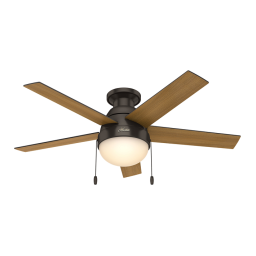 Hunter Fan 59272 Ceiling Fan Manuel du propriétaire | Fixfr