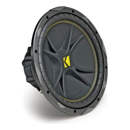 Kicker Comp C8, C10, C12, C15 Notice + Chat IA | Fixfr