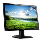 HP Compaq F201 19.45-inch LED Backlit LCD Monitor Manuel utilisateur