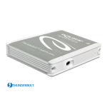 DeLOCK 42509 External Enclosure Thunderbolt&trade; &gt; mSATA SSD Fiche technique