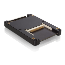 DeLOCK 91672 2.5″ Drive IDE > 1 x Compact Flash Card + 1 x Secure Digital Card Fiche technique | Fixfr
